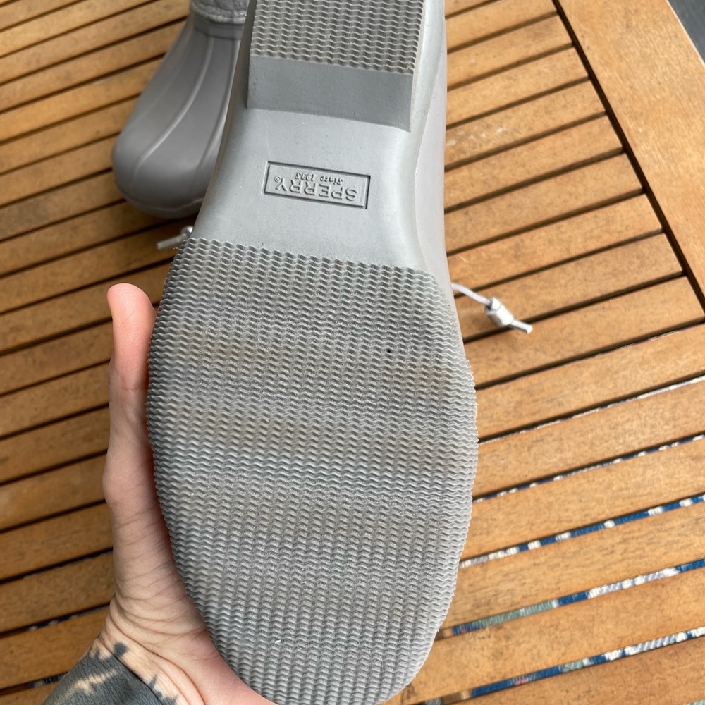 Woman’s Sperry Duck Boots Size 5 - image 5